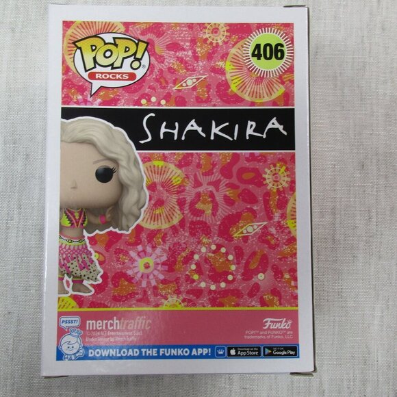 Funko Pop! Rocks Shakira Waka Waka #406 Multicolor Action Vinyl Figure Doll Toy - Picture 4 of 6